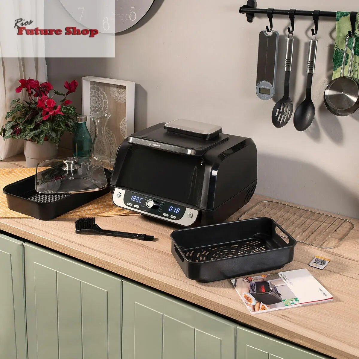 Airfry com Grill, Acessórios e Receitario I 12-1- 3400W 6L - Rios Future Shop