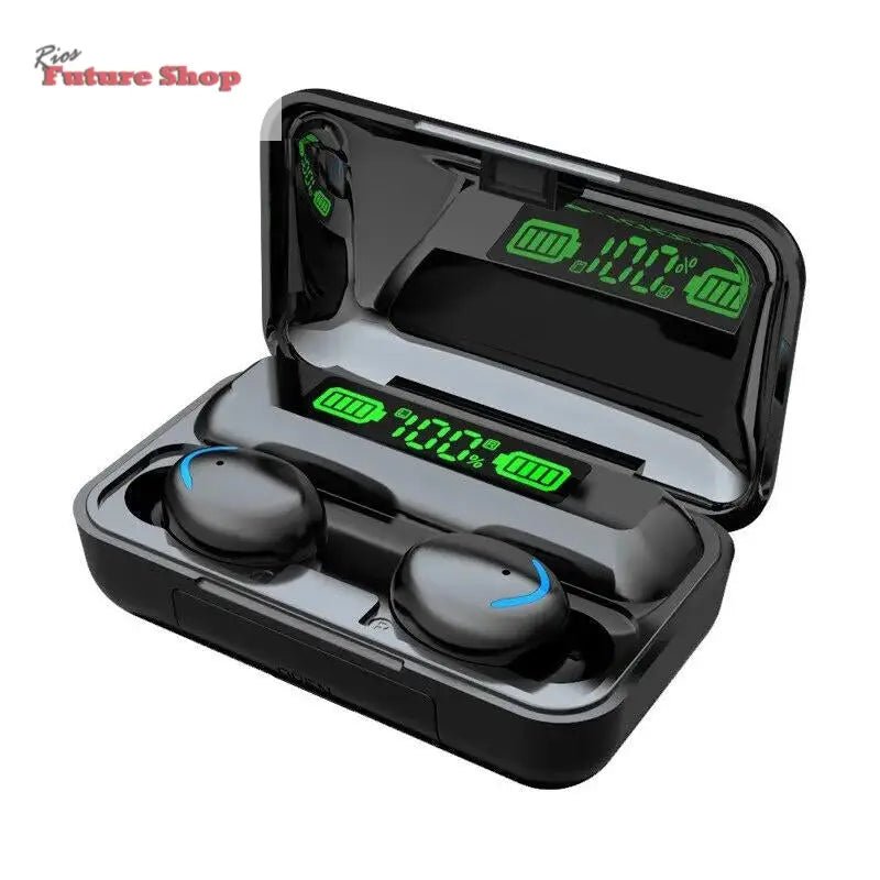 Auriculares inalámbricos F9 LED - Rios Future Shop