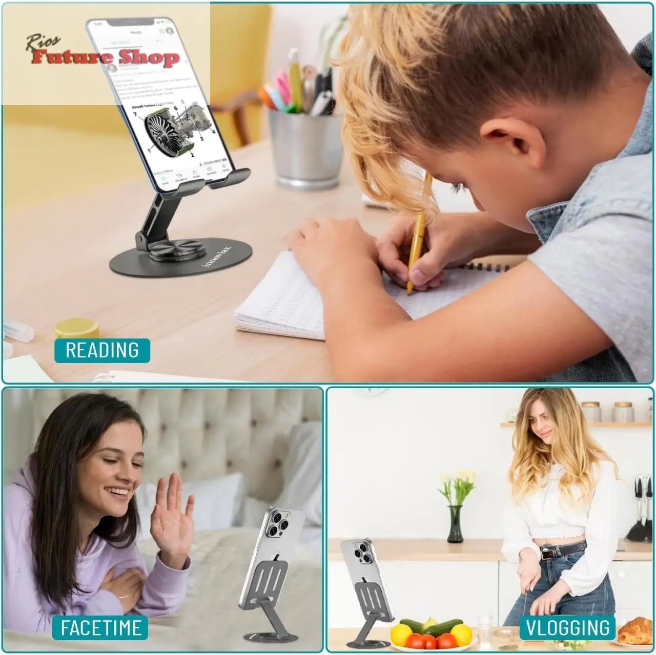 BASE PARA CELULAR – Comodidad, Estilo y Manos Libres en Todo Momento - Rios Future Shop