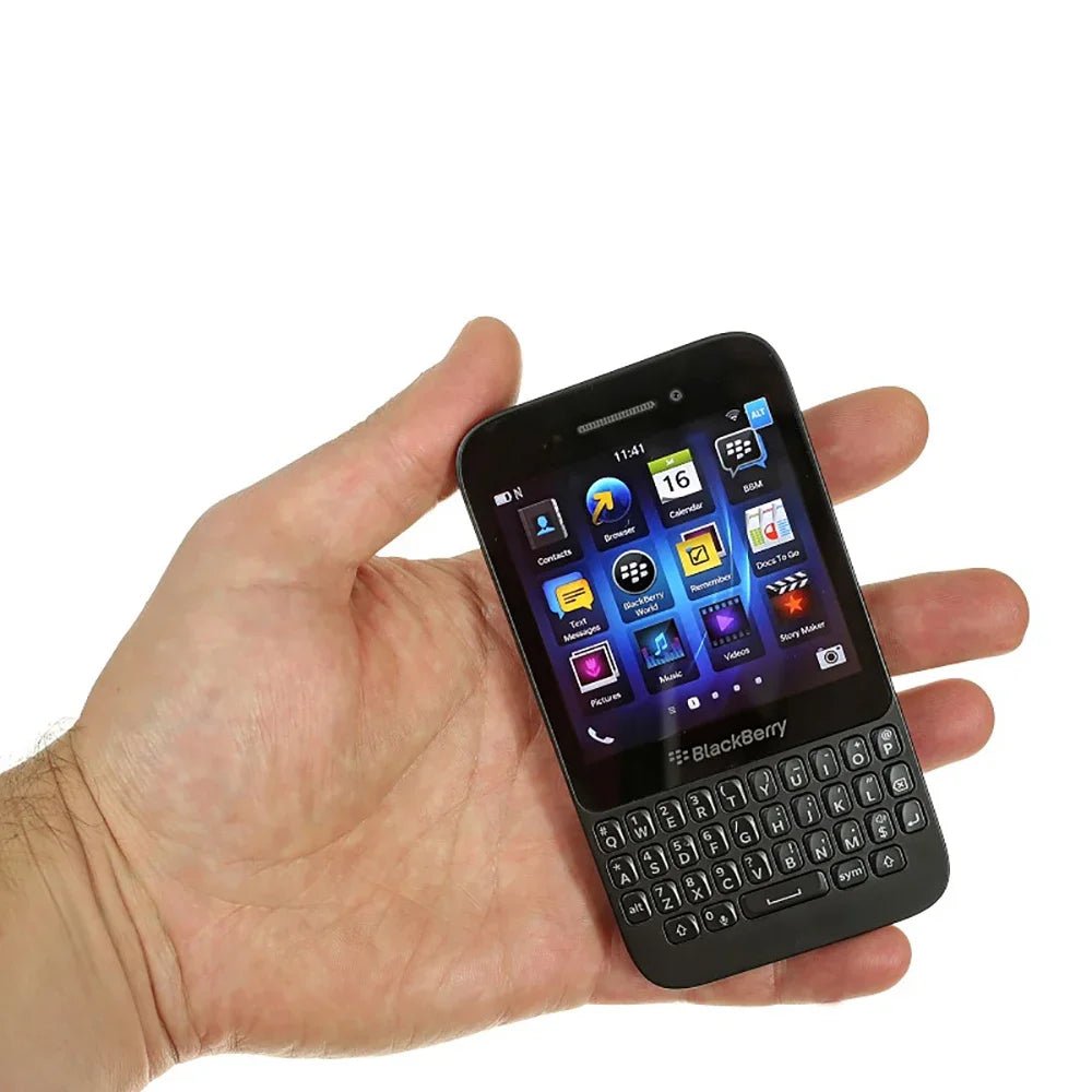 Blackberry Q5 4G Mobile Phone Unlocked 3.1" 2GB RAM 8GB ROM 5MP+2MP WIFI GPS q5 phone QWERTY Keyboard BlackBerryOS cellphone DSersALIEXPRESS