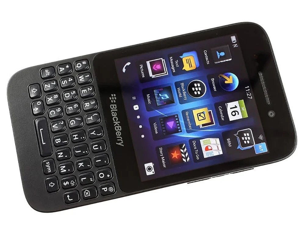 Blackberry Q5 4G Mobile Phone Unlocked 3.1" 2GB RAM 8GB ROM 5MP+2MP WIFI GPS q5 phone QWERTY Keyboard BlackBerryOS cellphone DSersALIEXPRESS