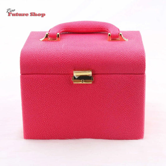 caixa-de-armazenamento-de-cosmeticos-portatil-a-prova-dagua-5361696 - Rios Future Shop