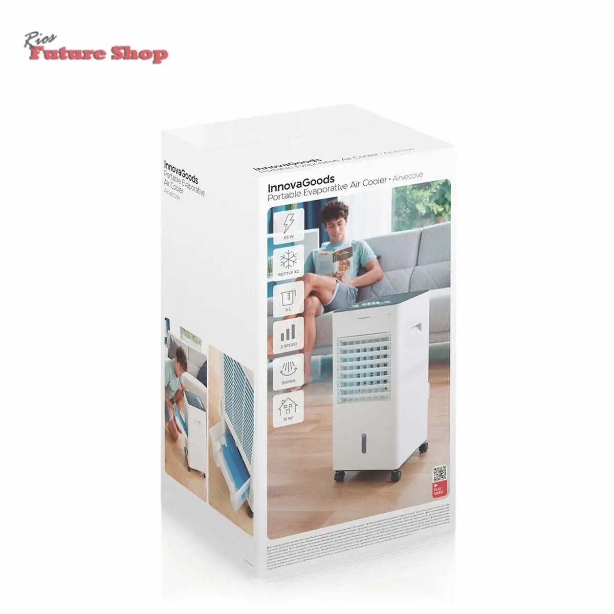 Climatizador Portátil Multifunción Air 5L 65 W - Rios Future Shop