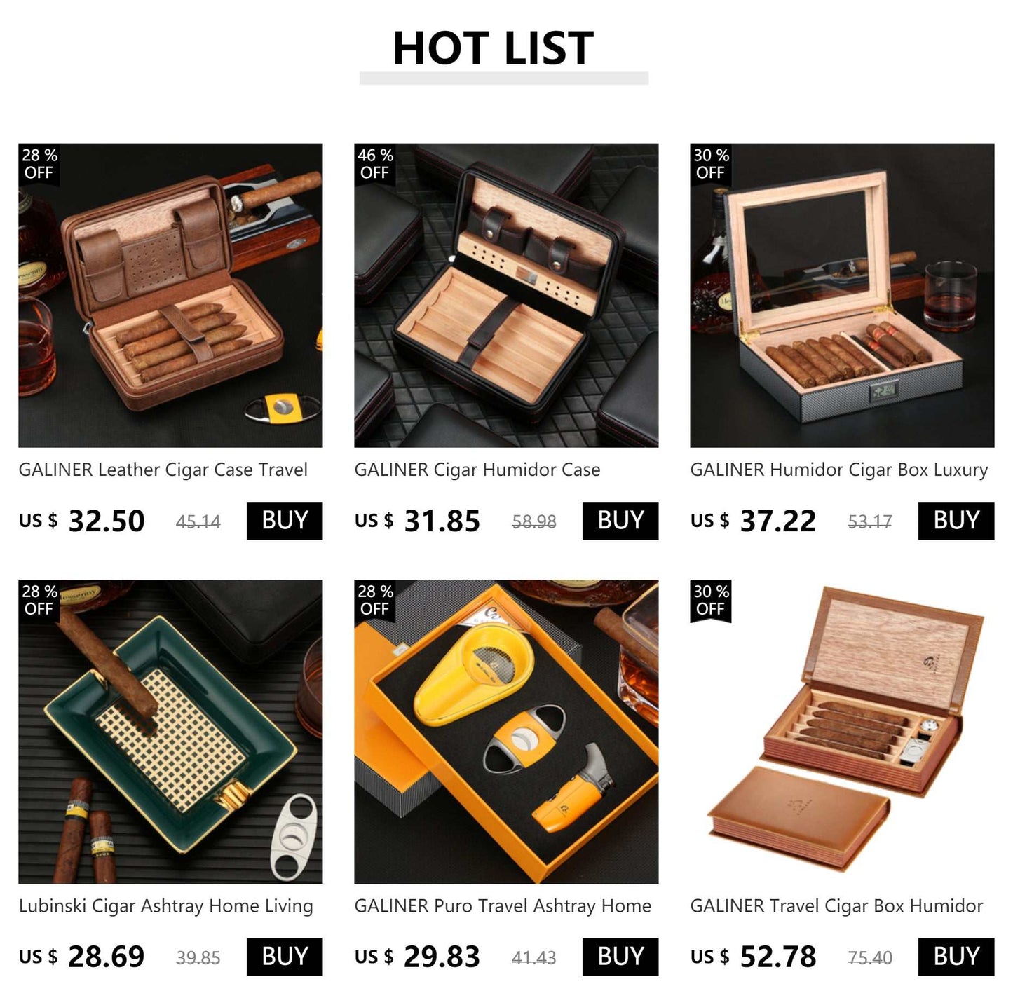 Cohiba Cedar Wood Travel Humidor - Rios Future Shop