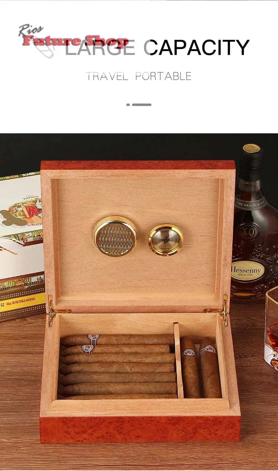 Cohiba Cedar Wood Travel Humidor DSersUSA