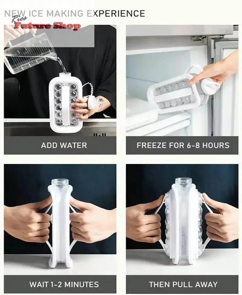 Cubitera de hielo en forma de botella Dropea