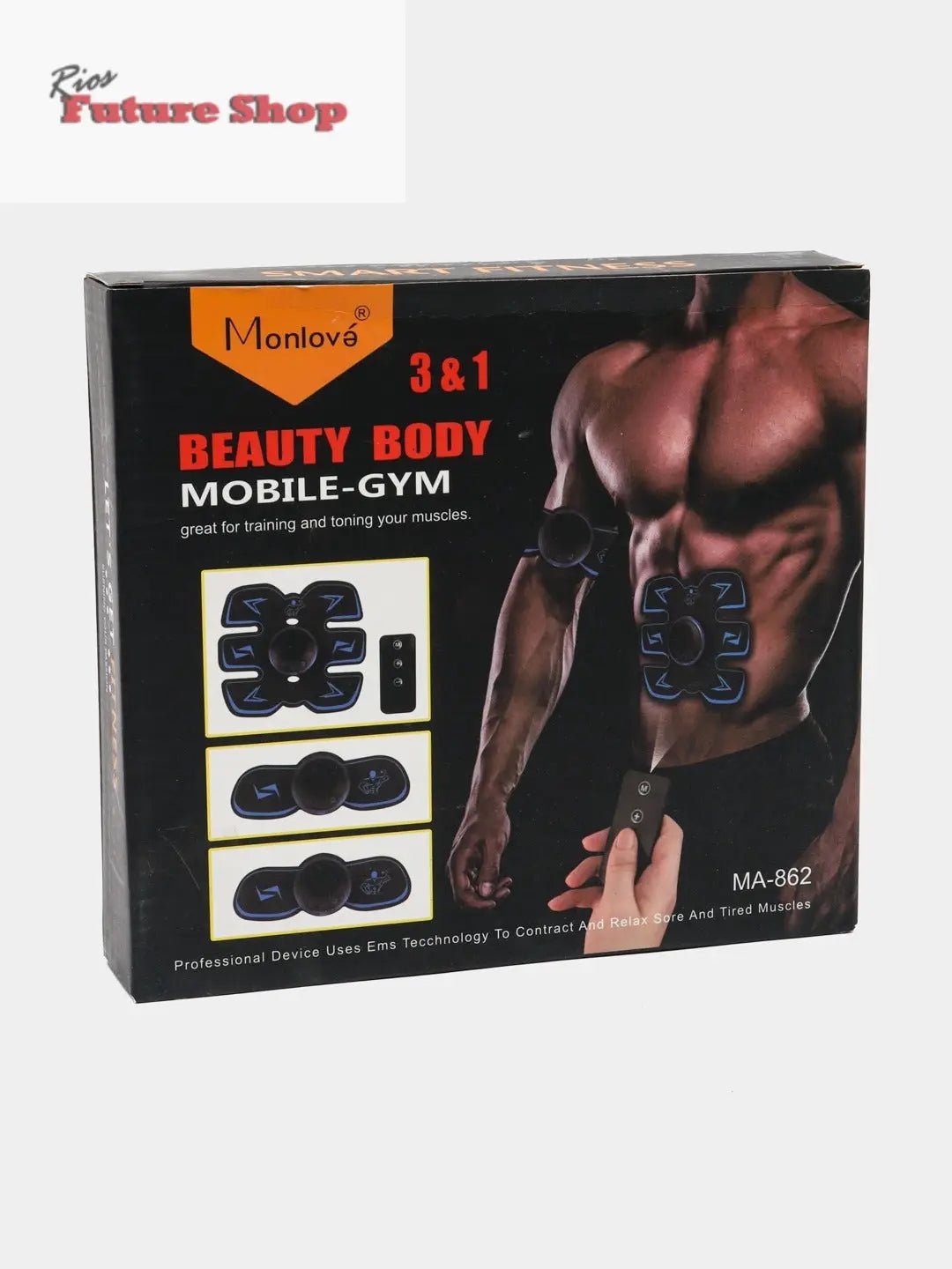 Estimulador muscular para entrenamiento de abdominales - Rios Future Shop