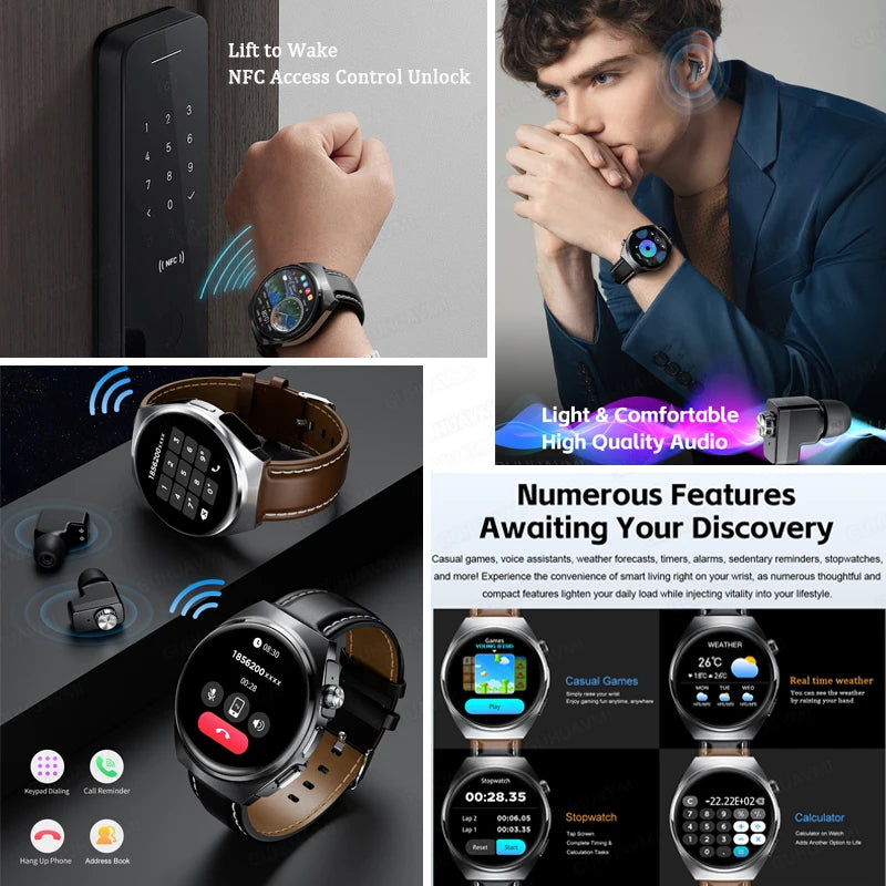 Xiaomi Smartwatch 2 in 1 With Earbuds AliDrop
