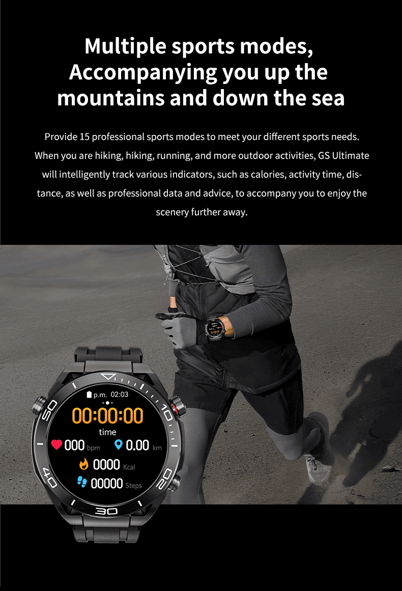 GS ultimate full touch screen smartwatch - Rios Future Shop
