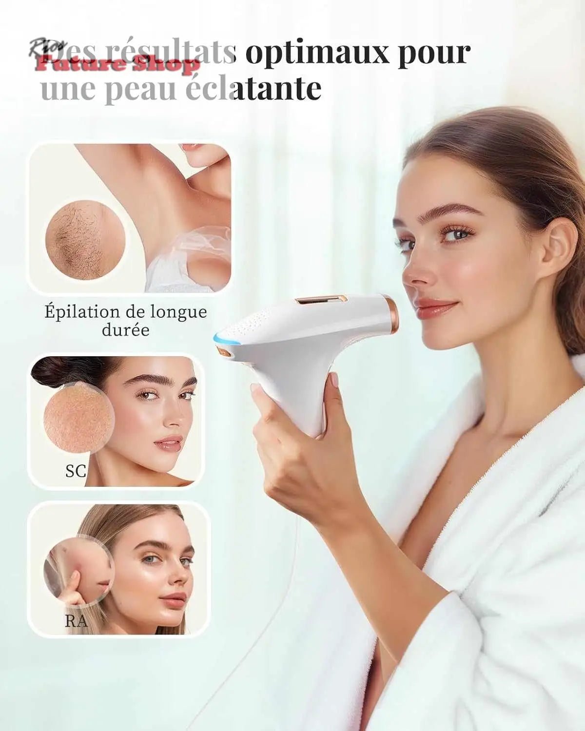 Haarlosy Depiladora a laser IPL máquina de depilação - Rios Future Shop