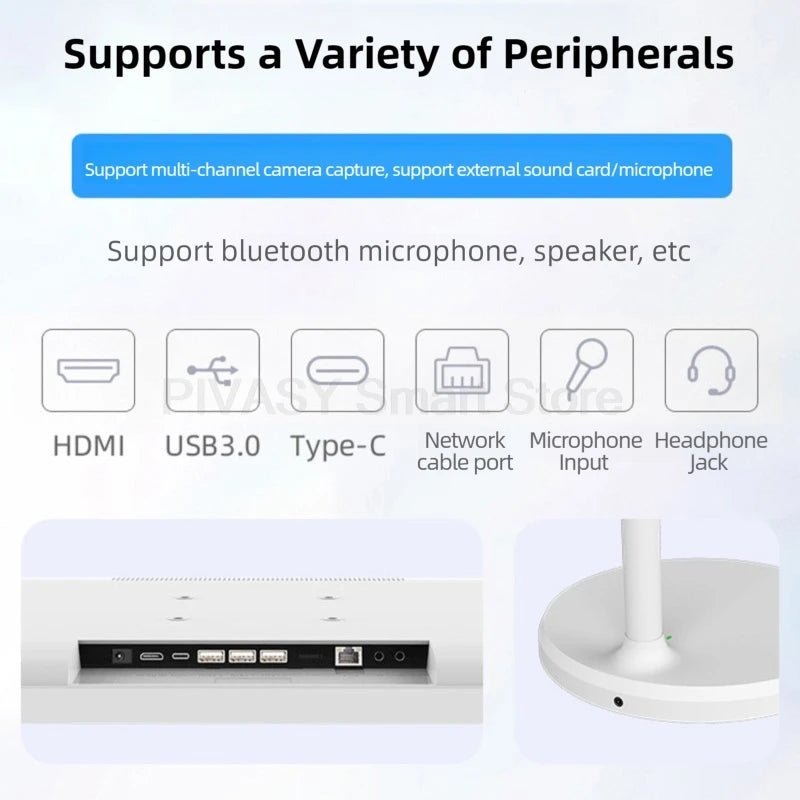 HOT Touch Screen Surround Sound for Indoor Live Party 24 32 Inch Smart Display 4+64G Portable Smart TV High Saturation Monitor DSers