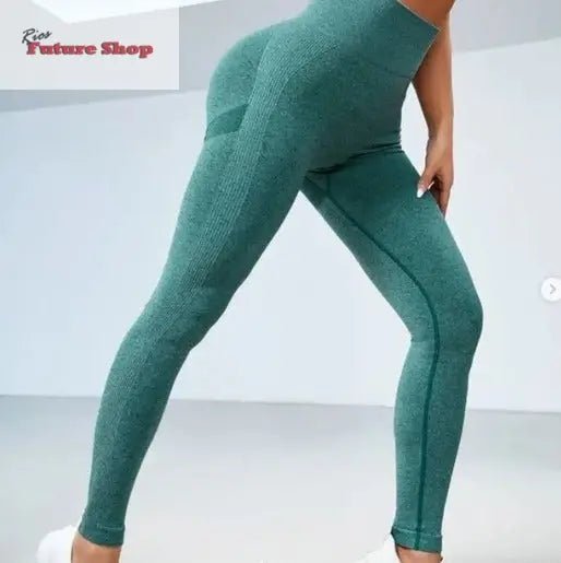 Leggins Mujer Push Up turquesa L/XL - Rios Future Shop