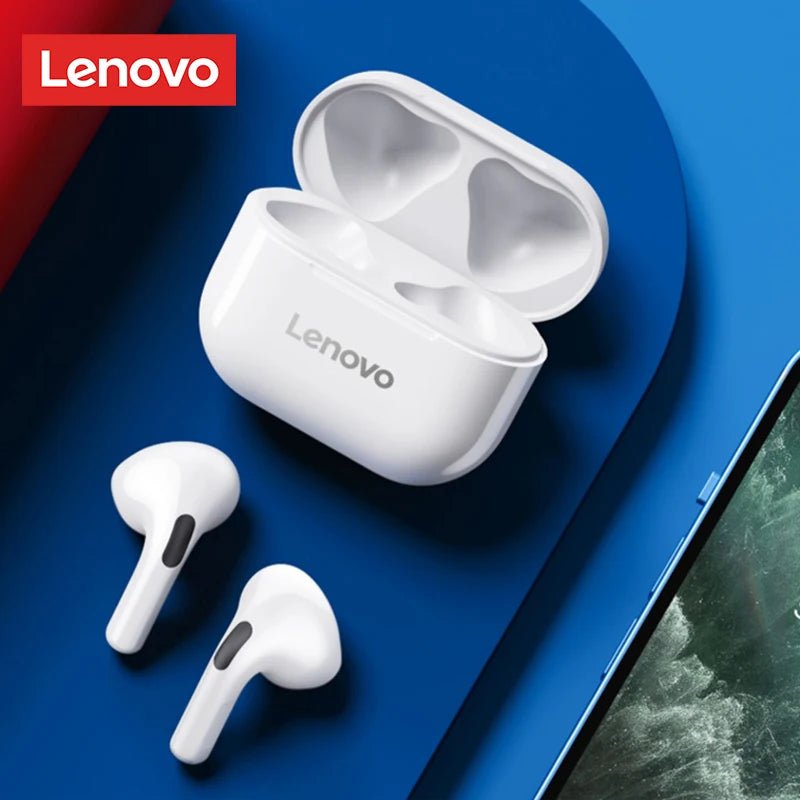 Lenovo lp40 sem fio bluetooth fones de ouvido tws controle toque fone de ouvido jogos hd chamada com microfone 2025 nova escolha - Rios Future Shopairpods