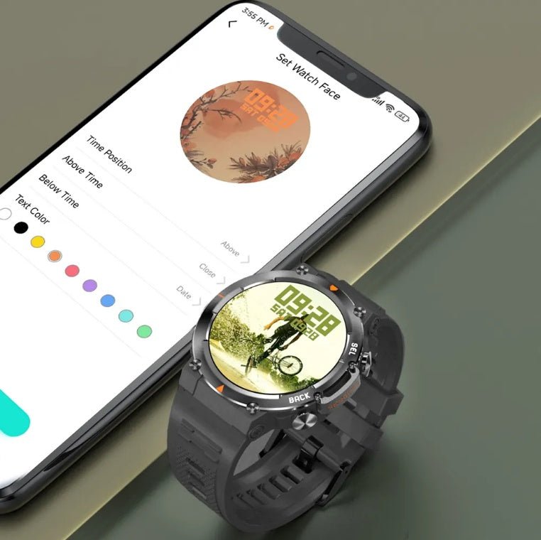 MAX18 Men Smartwatch AMOLED1.43inch - Rios Future Shop