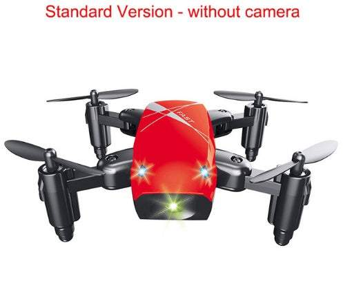 Micro Foldable RC Drone 3D Bearing Steering Wheel Remote Control Quadcopter Toys With Camera WiFi APP Control Helicopter Dron Kids Gift - Rios Future Shop
