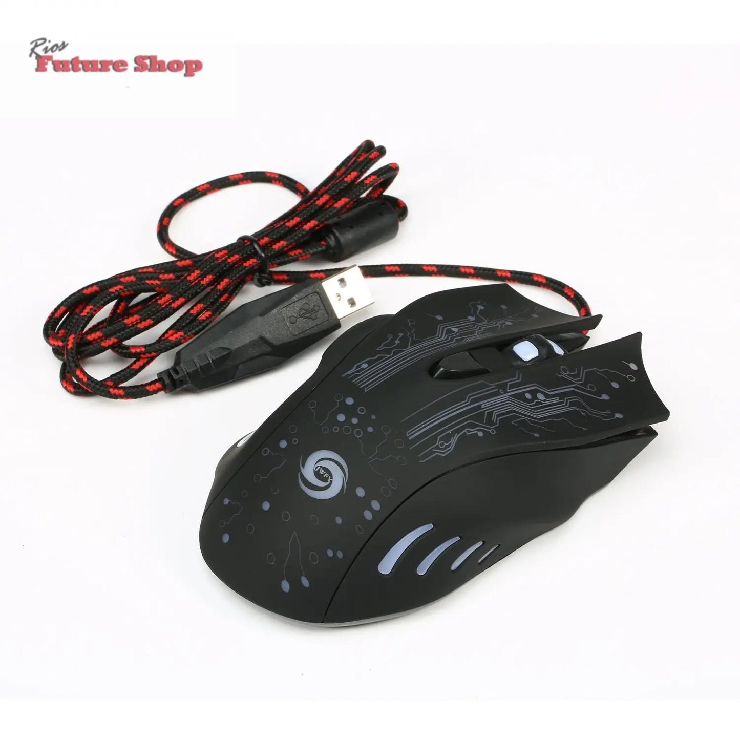 Mouse para jogos com fio LED retroiluminado PRO - Rios Future Shop