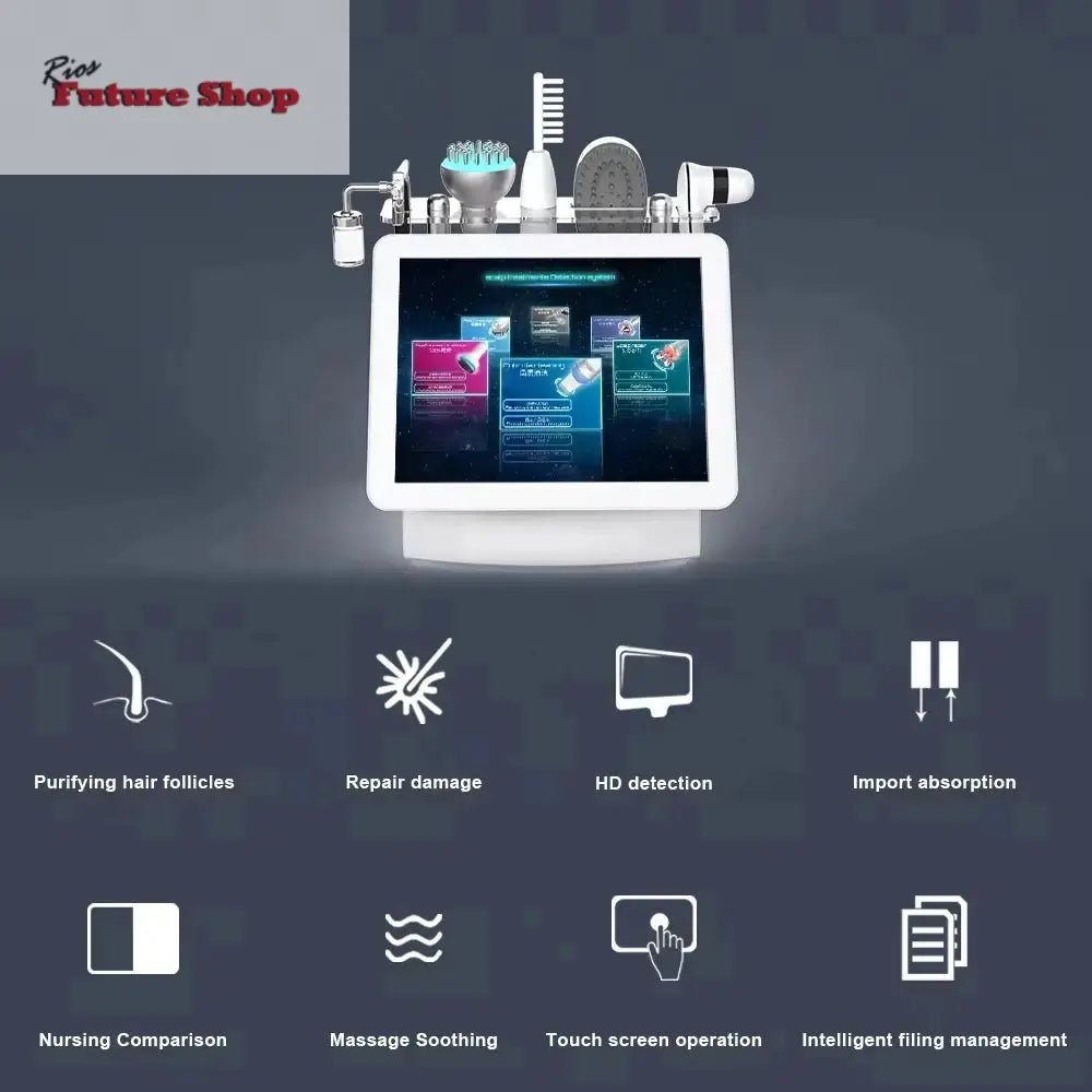 Multifunctional 15 inch 5 In 1 High Frequency Hair Scalp Machine - Rios Future Shop