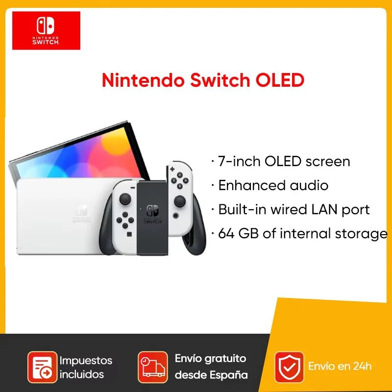 Nintendo Switch OLED Model 7 Inch Screen Video Game - Rios Future Shop