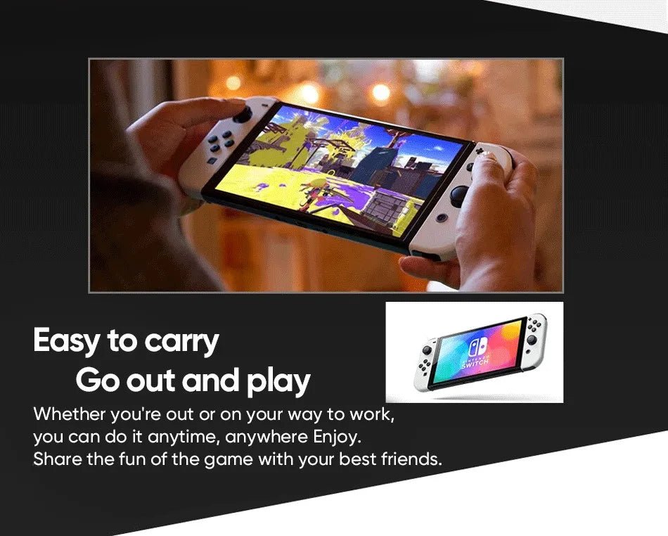 Nintendo Switch OLED Model 7 Inch Screen Video Game - Rios Future Shop