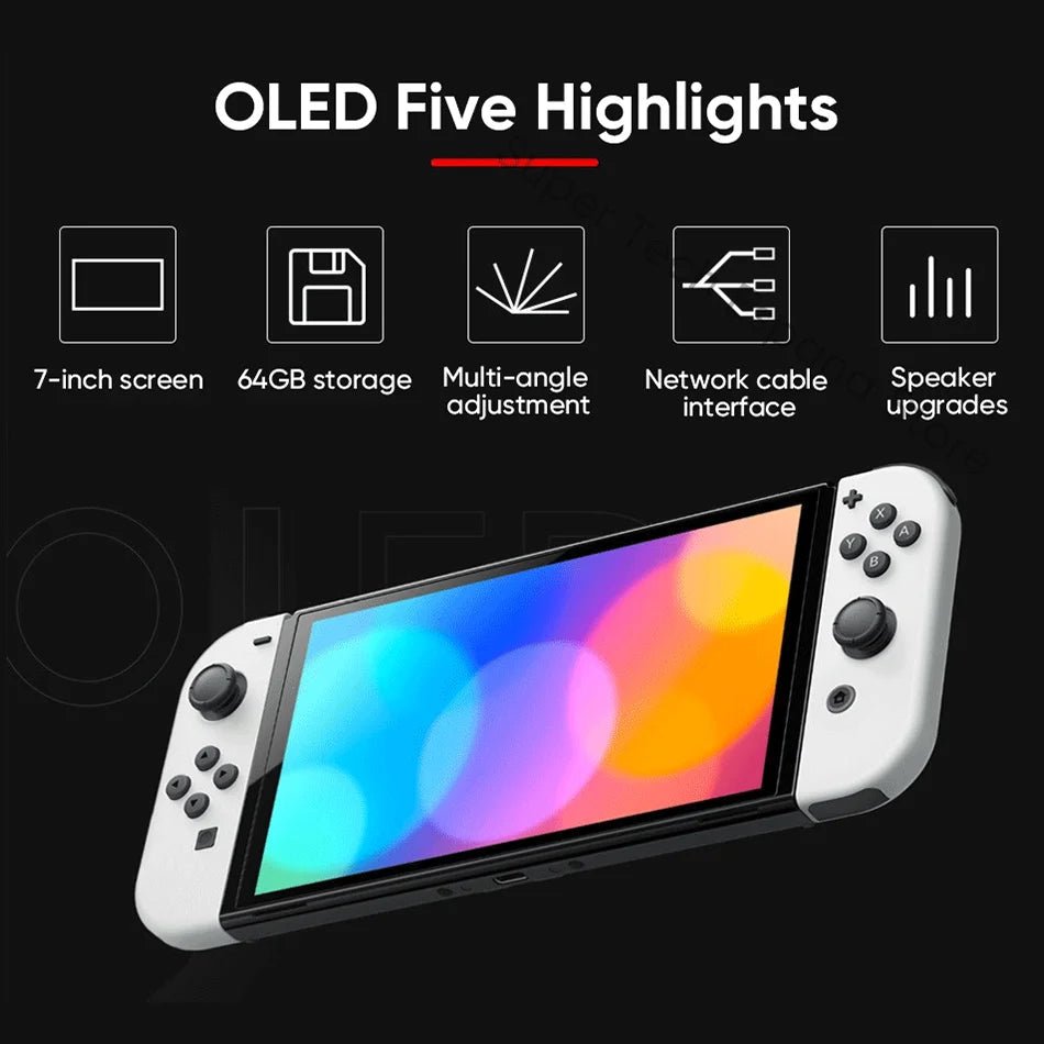 Nintendo Switch OLED Model 7 Inch Screen Video Game - Rios Future Shop