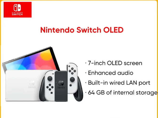 Nintendo Switch OLED Model 7 Inch Screen Video Game - Rios Future Shop