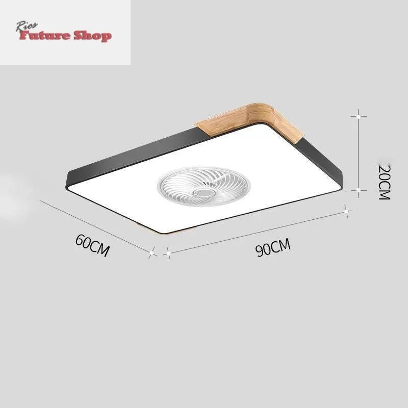 Nordic Hall Fan Lamp Bedroom Dining Room Set - Rios Future Shop