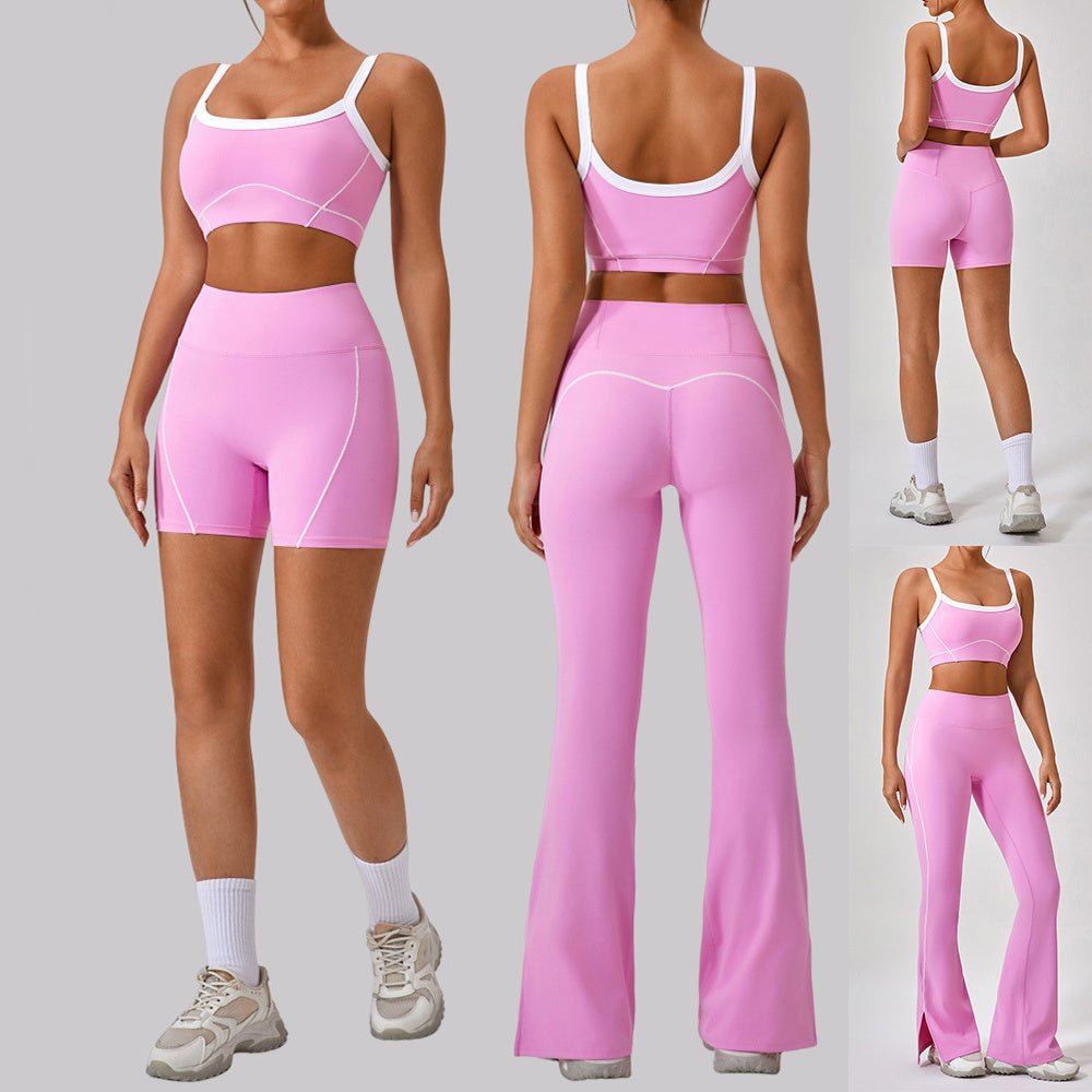 Outdoor Sports Yoga Suits Women's Spaghetti Strap Fitness Set - Rios Future Shop