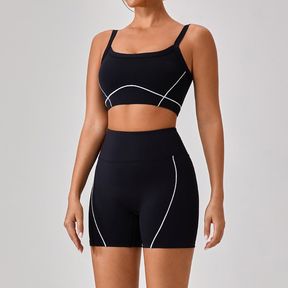 Outdoor Sports Yoga Suits Women's Spaghetti Strap Fitness Set - Rios Future Shop