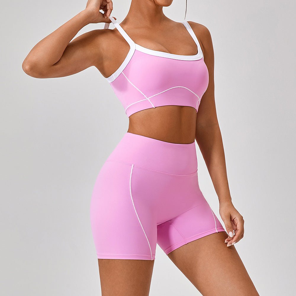 Outdoor Sports Yoga Suits Women's Spaghetti Strap Fitness Set - Rios Future Shop