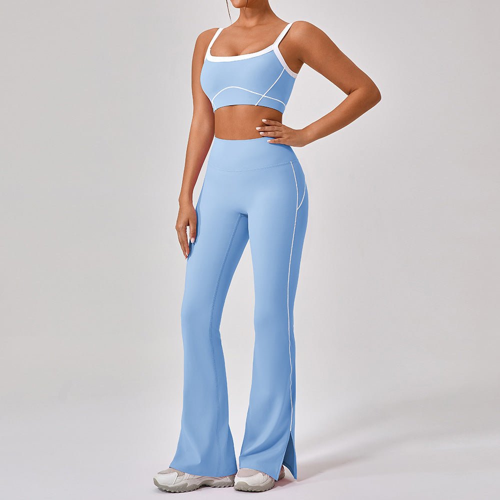 Outdoor Sports Yoga Suits Women's Spaghetti Strap Fitness Set - Rios Future Shop