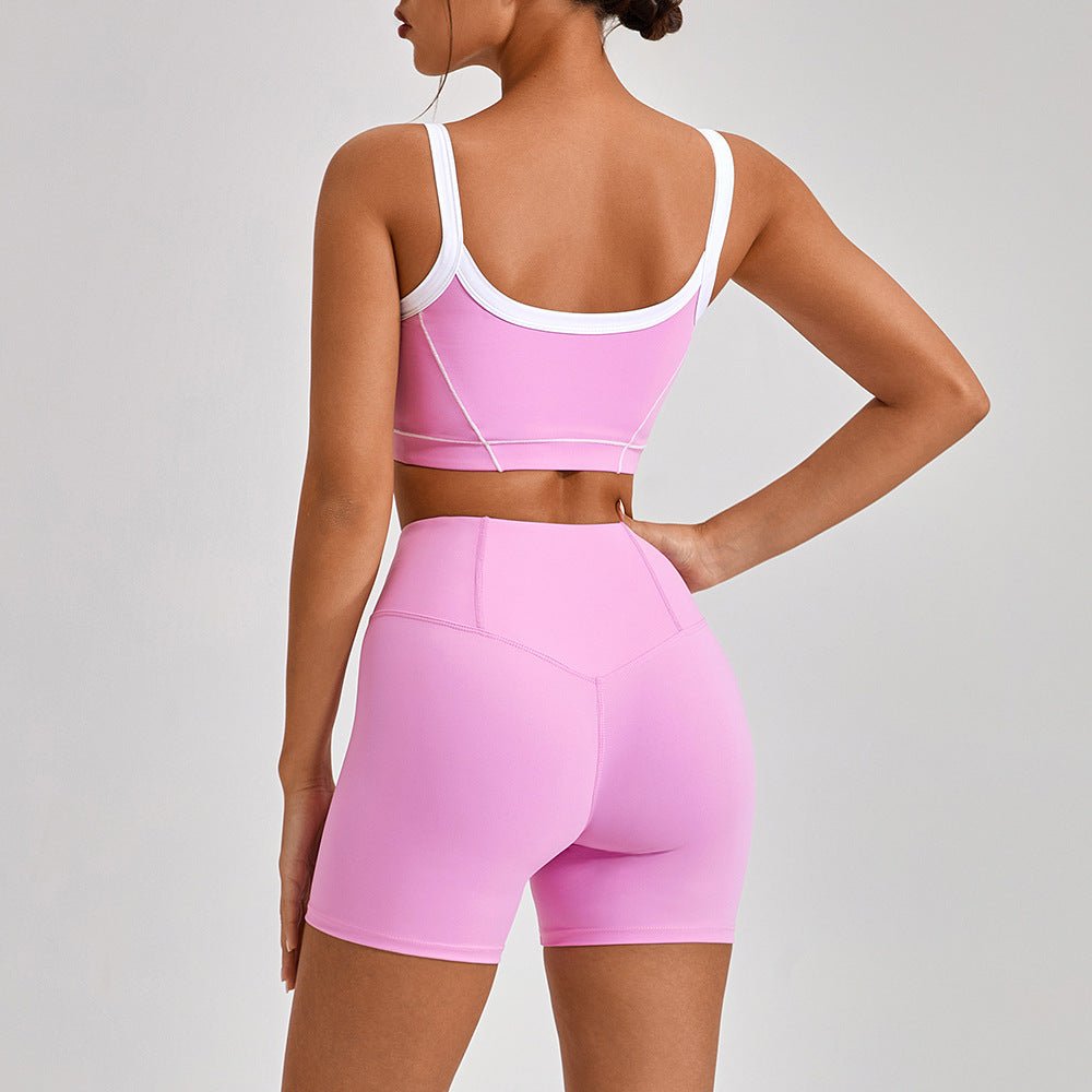 Outdoor Sports Yoga Suits Women's Spaghetti Strap Fitness Set - Rios Future Shop