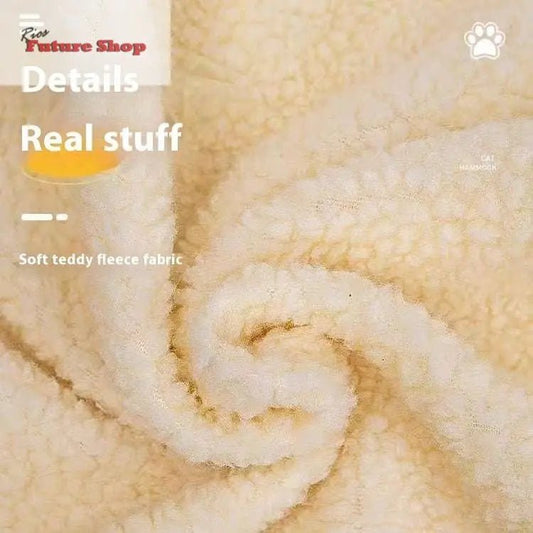 Plush L-shaped Cat Hammock Hanging Cat Nest Pet Products - Rios Future Shop