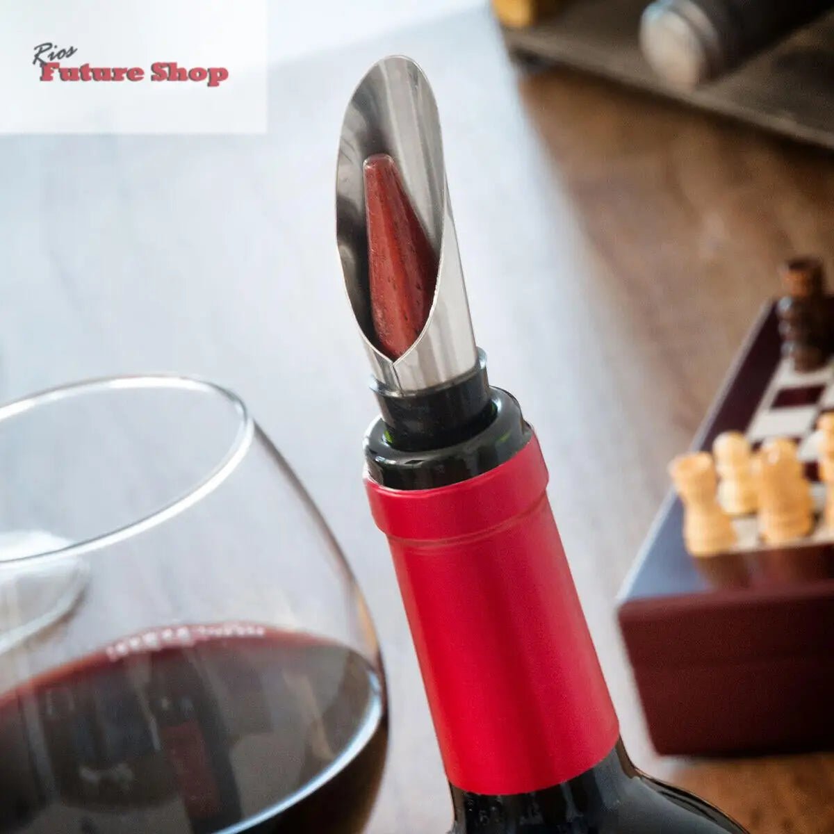Set de Accesorios para Vino y Ajedrez InnovaGoods 37 Piezas - Rios Future Shop