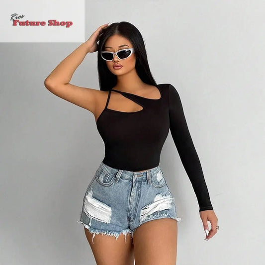 Sexy off-the-shoulder hanging Top - Rios Future Shop