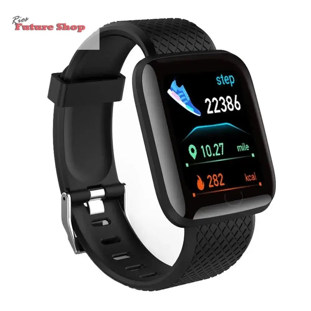 Smart Watch For Men Women Kids Message Remind Music Control Sport Step Calories D13 Smartwatch Alarm Clock 116Plus - Rios Future Shop
