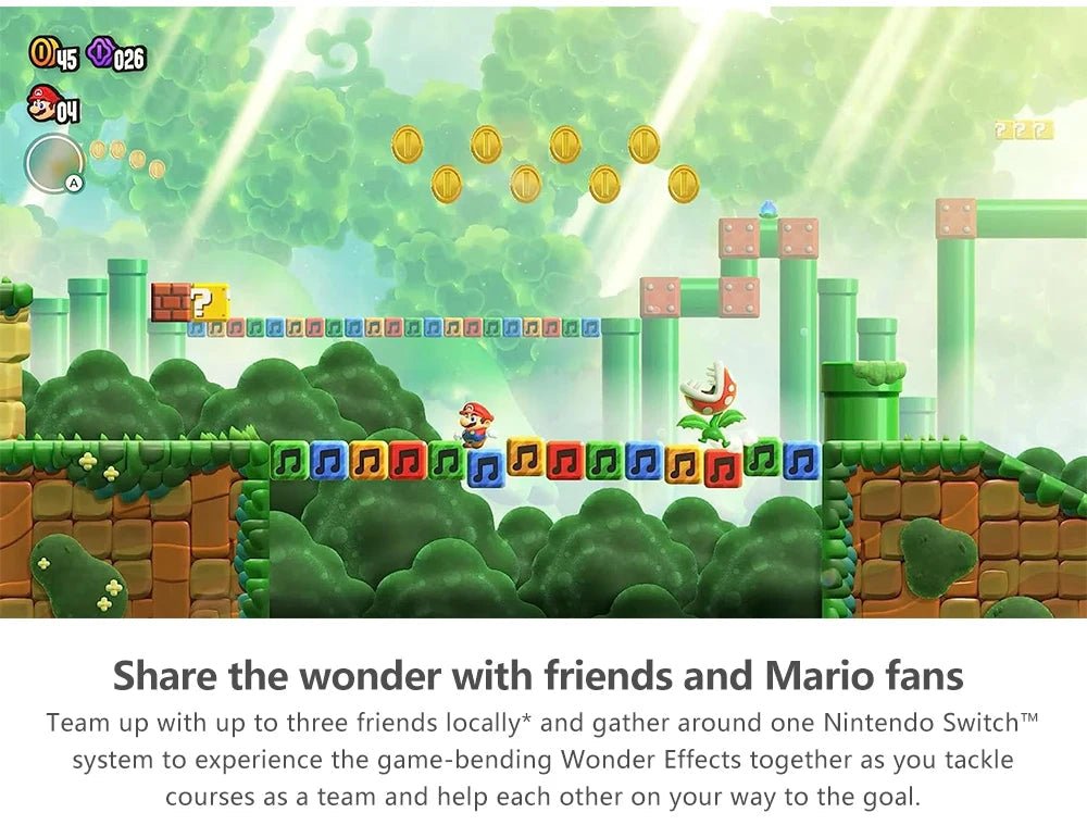 Super Mario Bros. Wonder Nintendo Switch Game - Rios Future Shop