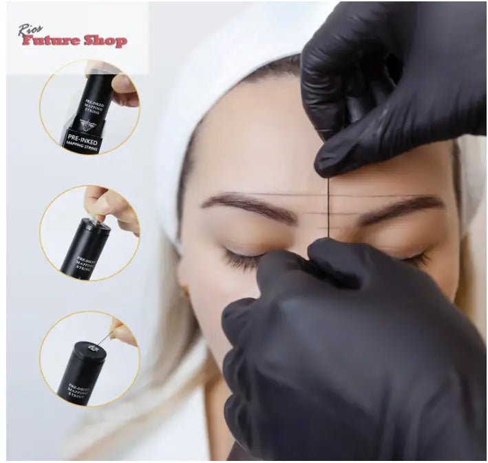 TATELF Kit de máquina de tatuagem completo com permanente Makeup máquina com 10 agulhas de cartucho, suprimentos de delineador de olhos - Rios Future Shop