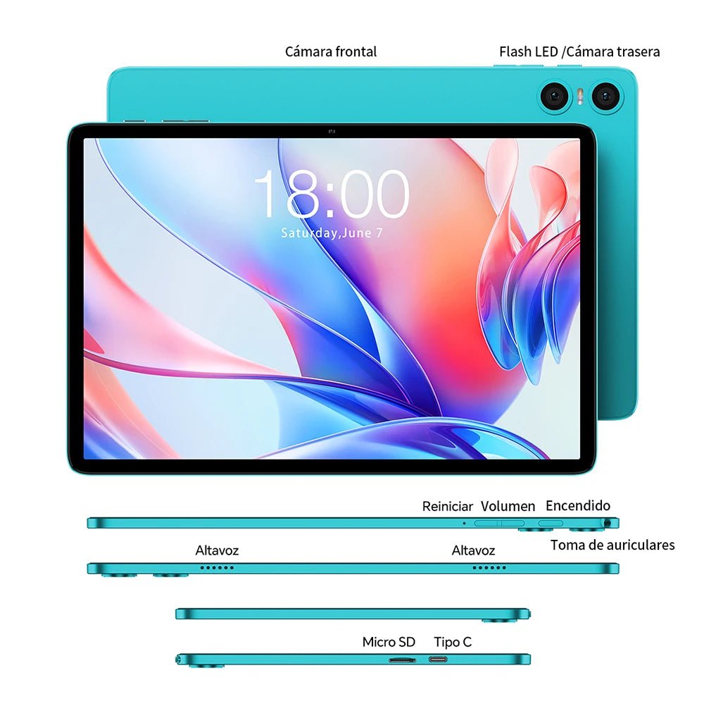 Teclast P30 Android 14 Tablet, 10.1 Inch, up to 12Gb Ram, 128Gb Rom, 1280X800 Ips, Unisoc T606, 8 Cores, 6000 Mah DSersALIEXPRESS