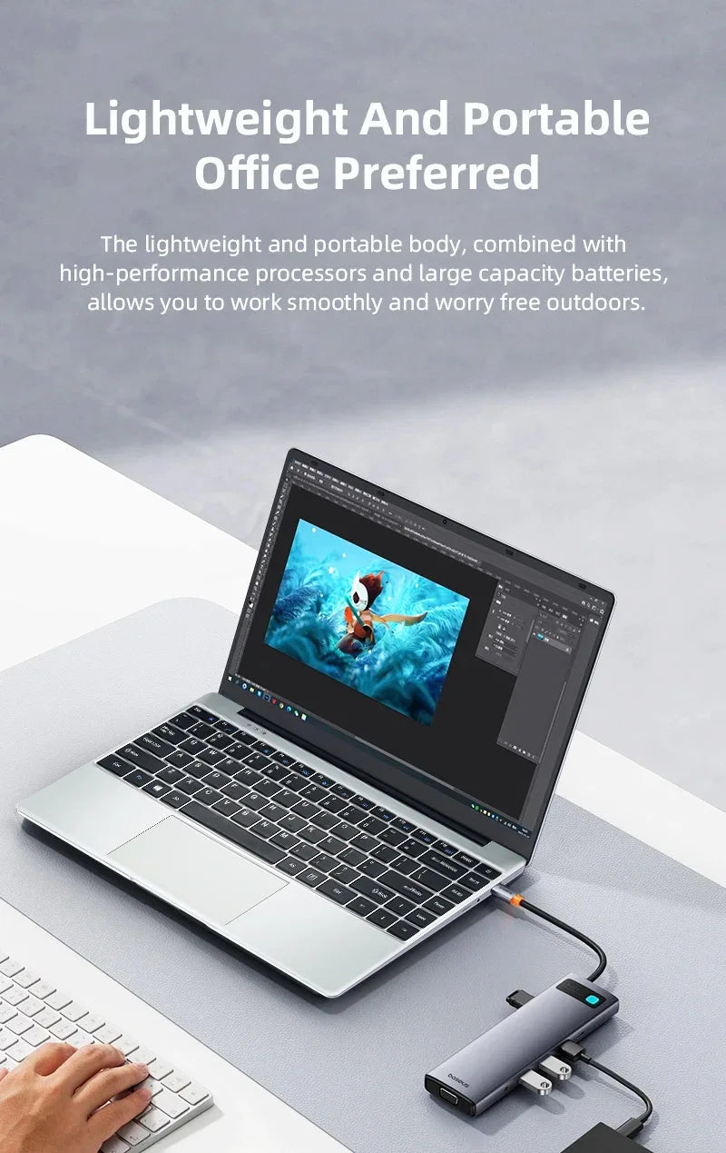Ultra Slim i7 Laptop Computer PC 14.1" intel Core i7 DSers