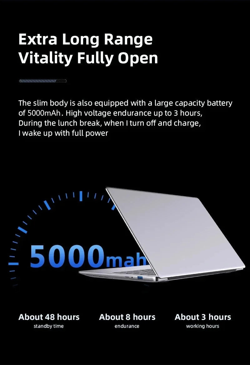 Ultra Slim i7 Laptop Computer PC 14.1" intel Core i7 DSers
