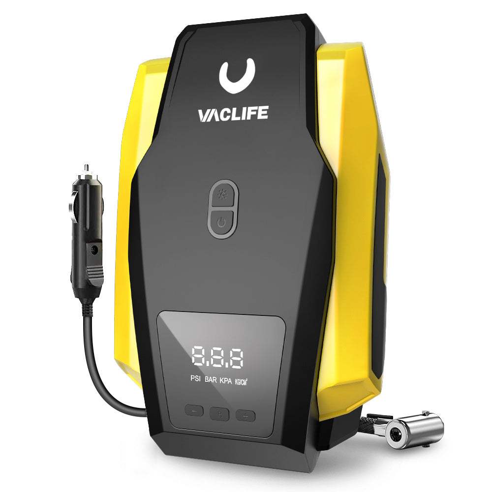VacLife Air Compressor Tire Inflator, DC 12V Portable Air Compressor - Rios Future Shop