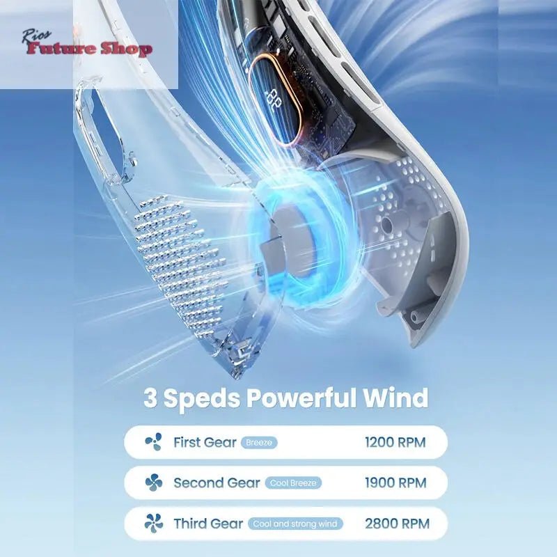 Ventilador Portátil para pescoço - Rios Future Shop