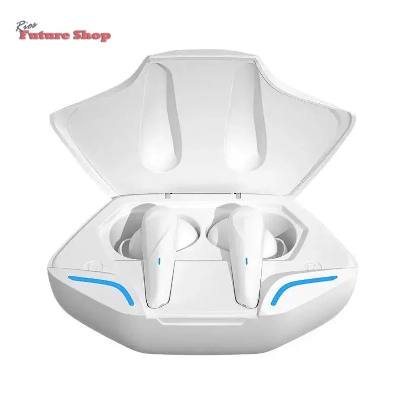 X15 Wireless Gaming Bluetooth Headset TWS 5.0 Stereo Earbuds with charging case.