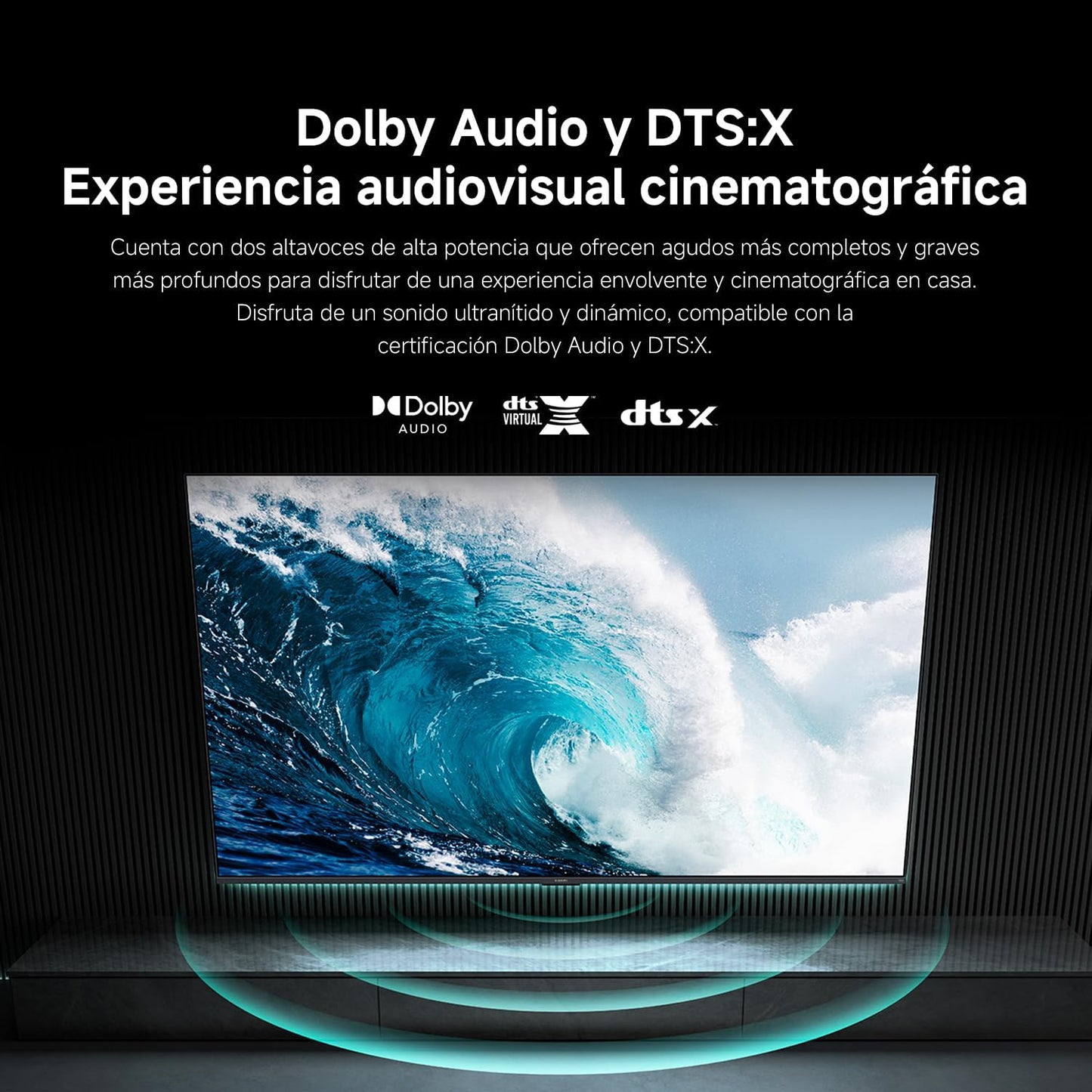 XIAOMI TV F 65, 65 Pulgadas (165 cm), 4K UHD, Smart TV, Fire TV, Control por Voz Alexa, HDR10, MEMC, Modo Game Boost 120Hz,2GB+32GB, Compatible con Apple AirPlay, 2025