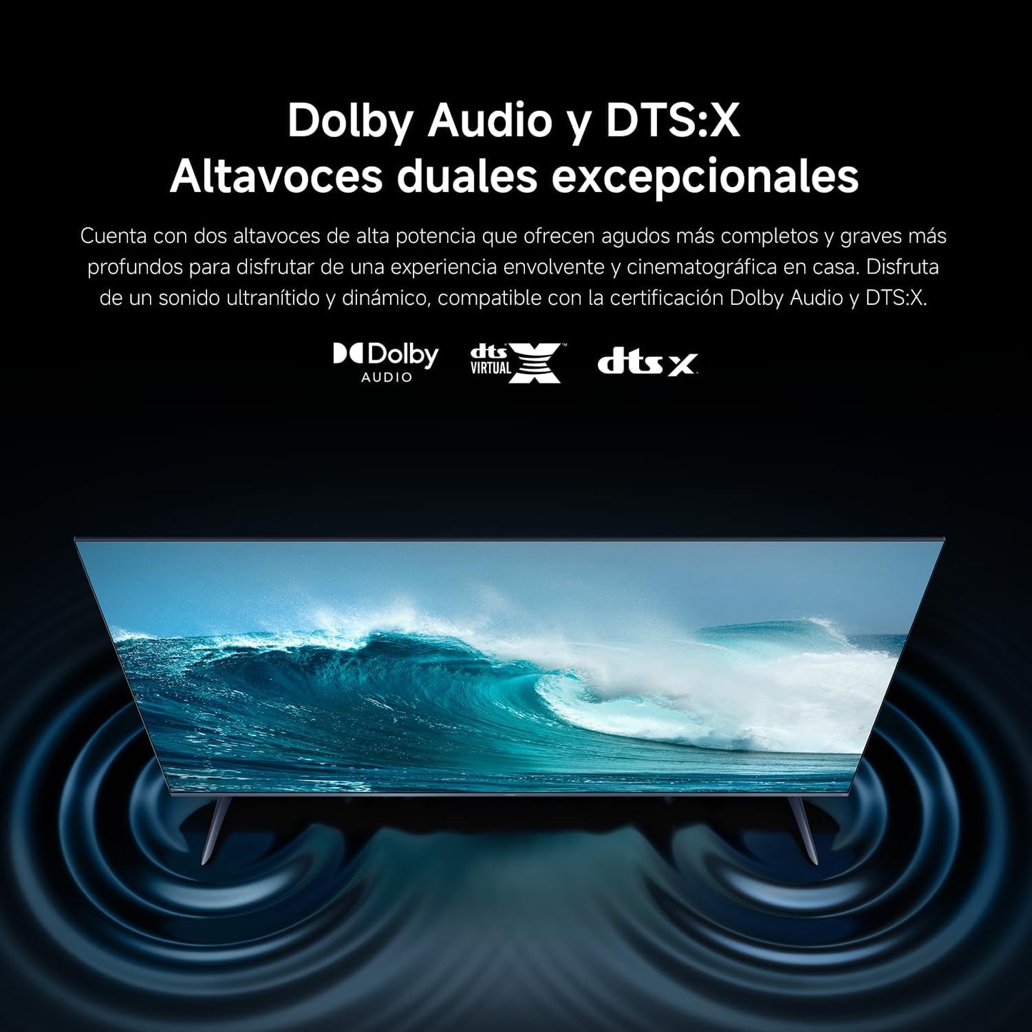 XIAOMI TV F Pro 75, 75 Pulgadas (190 cm), 4K UHD QLED, Smart TV, Fire TV, Control por Voz Alexa, HDR10+, Modo Game Boost 120Hz, MEMC, 2GB+32GB, Compatible con Apple AirPlay, 2025