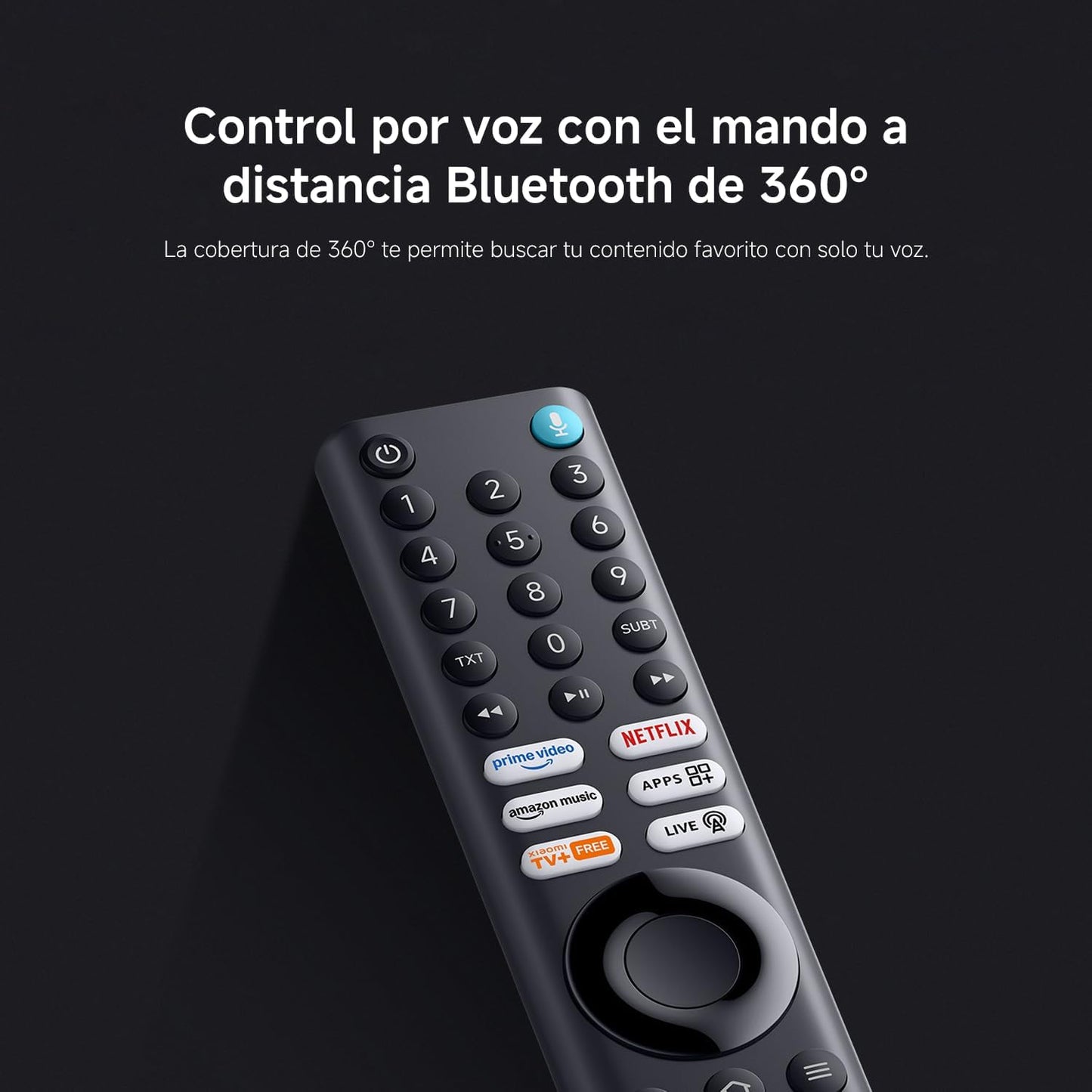 XIAOMI TV F Pro 75, 75 Pulgadas (190 cm), 4K UHD QLED, Smart TV, Fire TV, Control por Voz Alexa, HDR10+, Modo Game Boost 120Hz, MEMC, 2GB+32GB, Compatible con Apple AirPlay, 2025