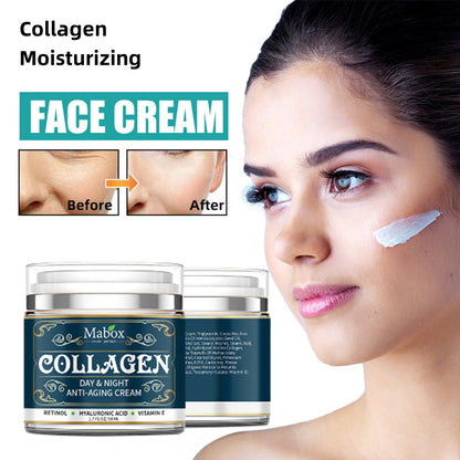 Creme facial hidratante de colagénio