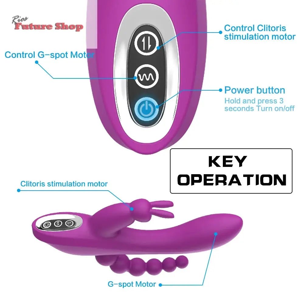 12-speeds-waterproof-rechargeable-vibrator-920810 - Rios Future Shop