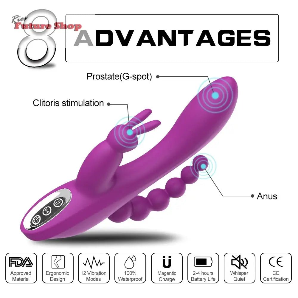 12-speeds-waterproof-rechargeable-vibrator-764048 - Rios Future Shop