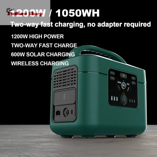 1200W Solar Portable Power Station with Storage DSersALIEXPRESS